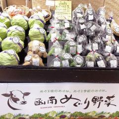 こだわりが込められた地域特産の野菜の写真