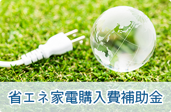 省エネ家電購入費補助金バナー