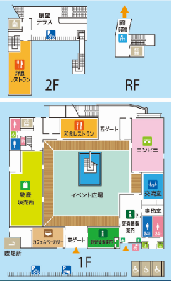 伊豆ゲートウェイ函南のフロアマップ
