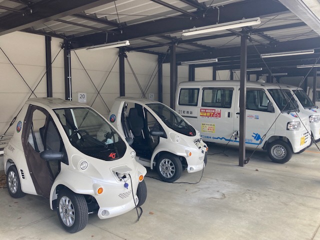 電気自動車の写真